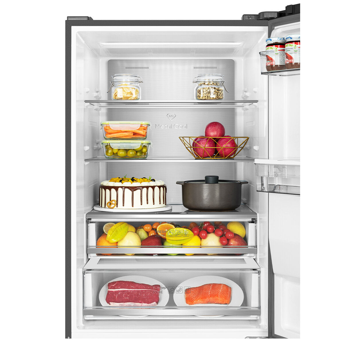 TCL 412L Bottom Mount Refrigerator