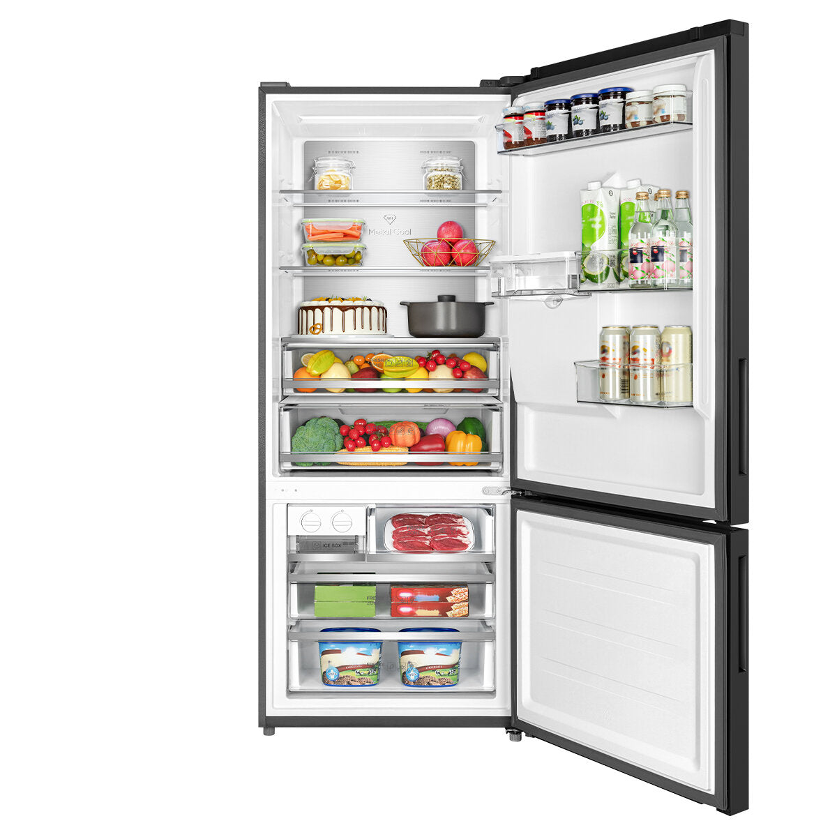 TCL 412L Bottom Mount Refrigerator